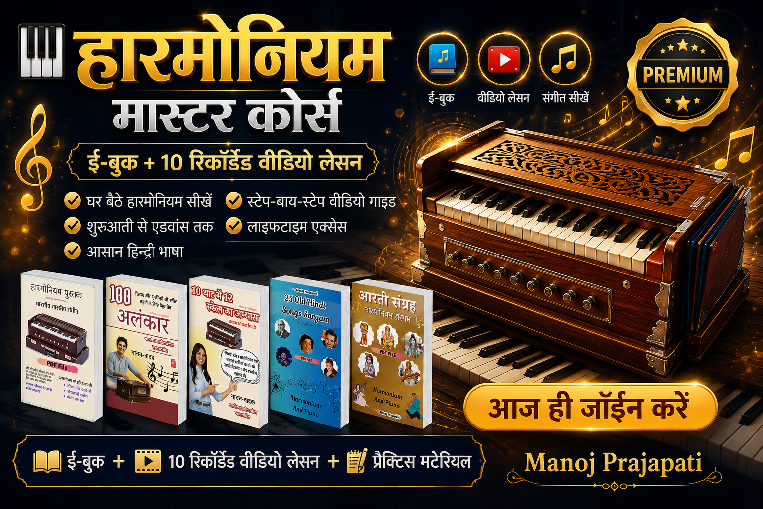 Complete Harmonium And Piano Course - Image 3